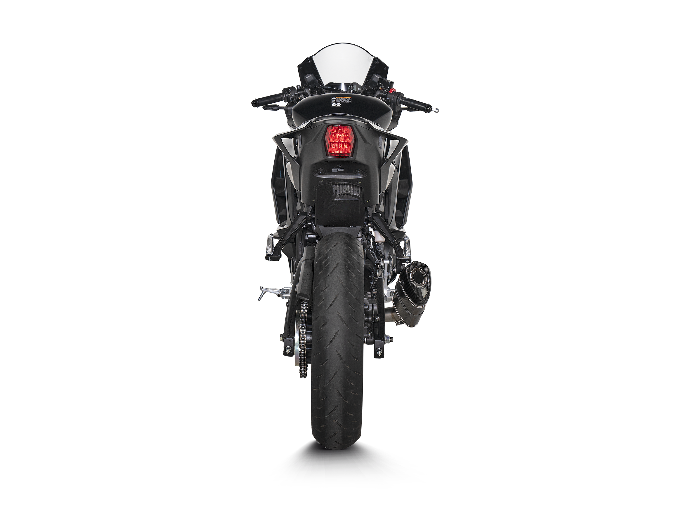 AKRAPOVIC TERMINALE CARBONIO RACING YAMAHA MT 03 YZF R25 R3 2016-26 - AKRAPOVIC immagine 4