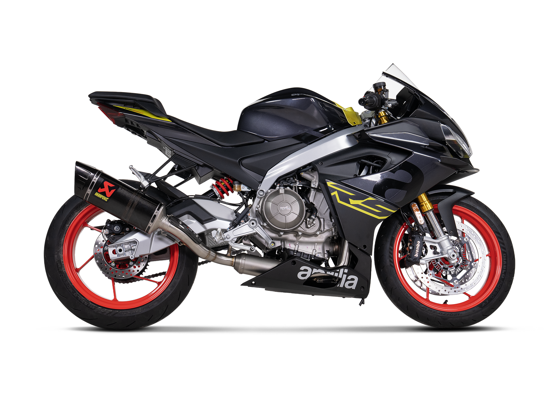 AKRAPOVIC TERMINALE CARBONIO RACING APRILIA RS 660 2021-26 - AKRAPOVIC immagine 2