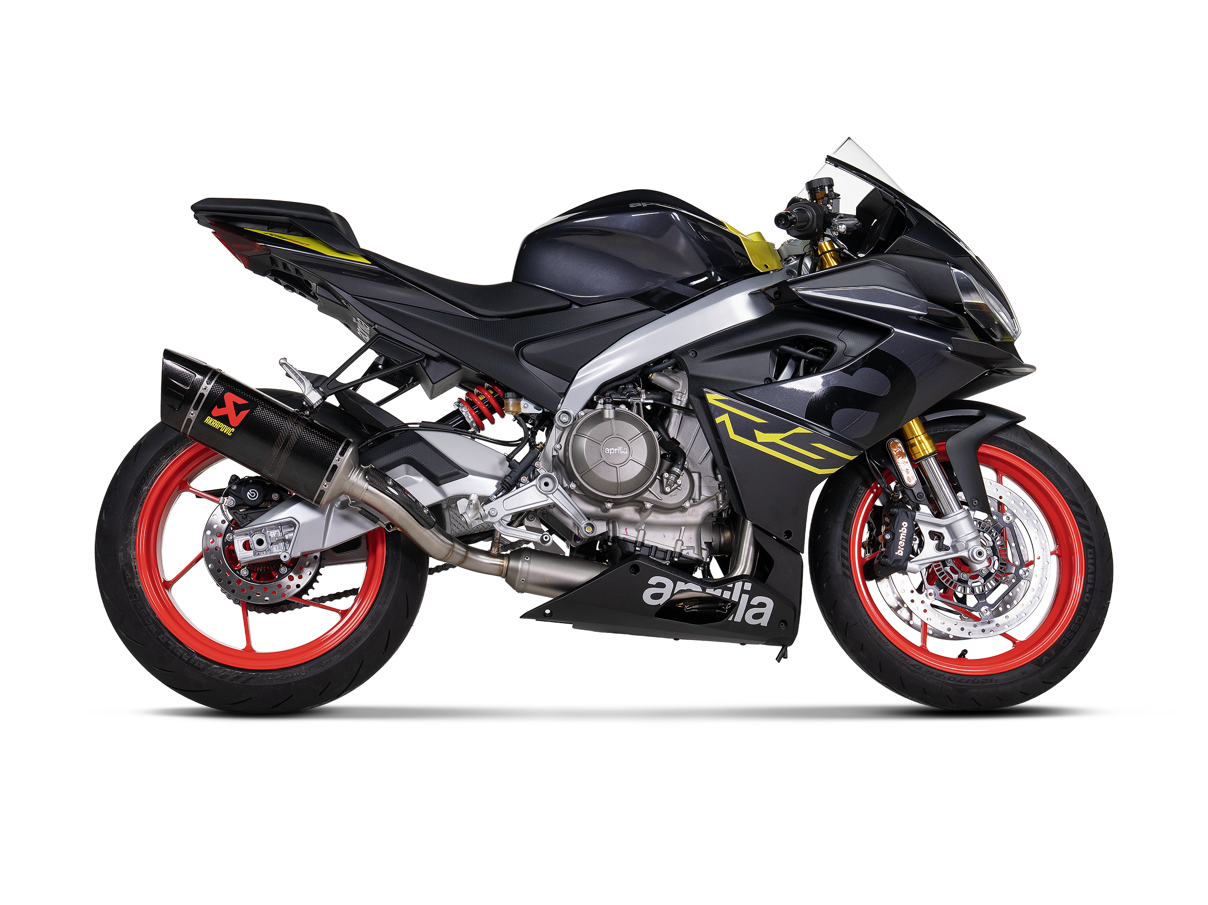 AKRAPOVIC TERMINALE CARBONIO RACING APRILIA RS 660 2021-26 - AKRAPOVIC immagine 2