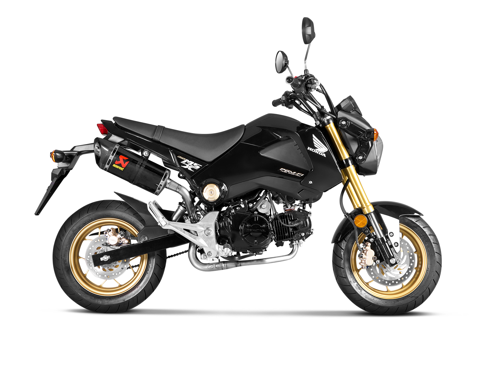 AKRAPOVIC COLLETTORI SCARICO TITANIO RACING HONDA MSX 125 / GROM 2013-15 - AKRAPOVIC immagine 4