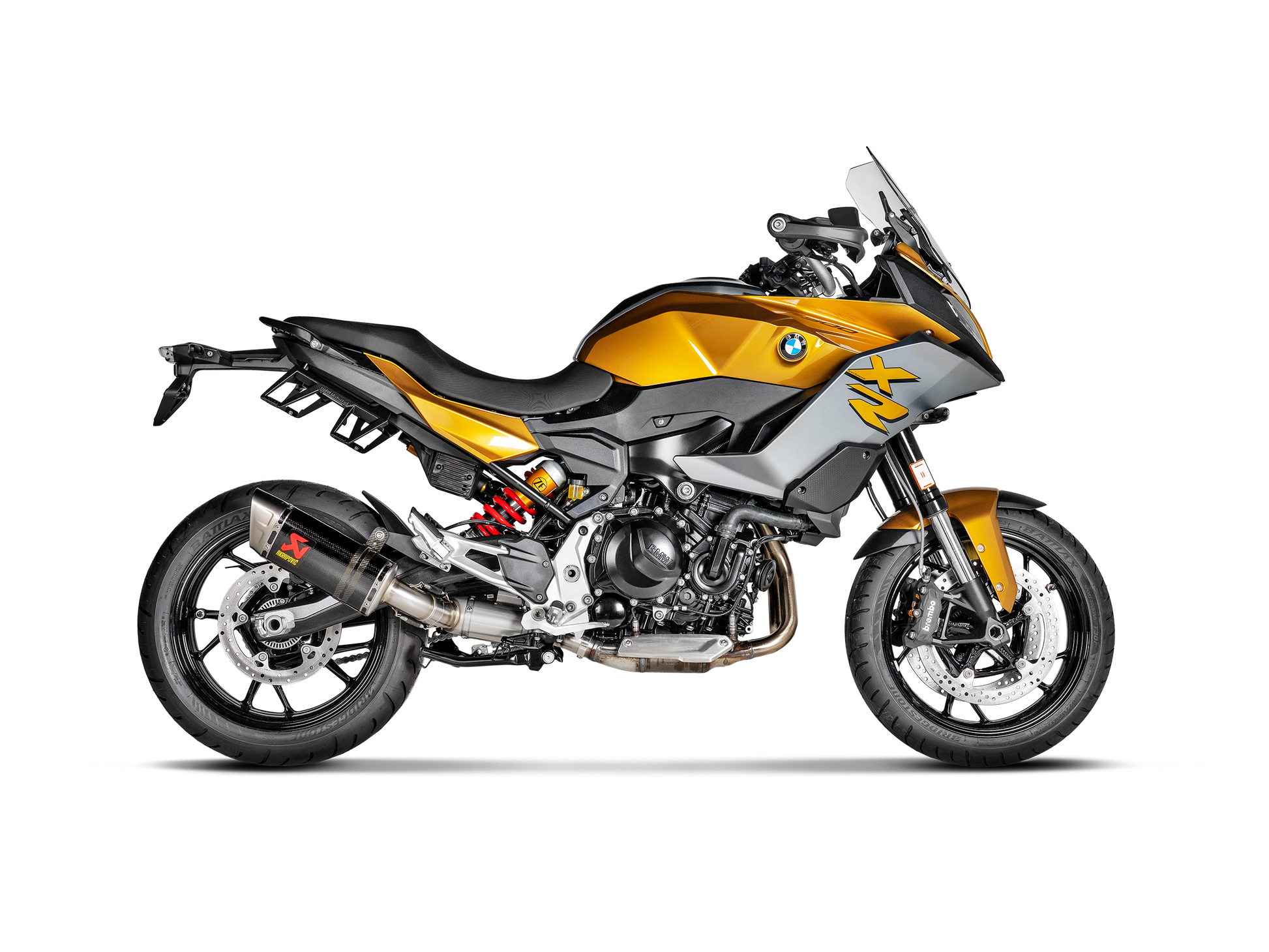 AKRAPOVIC TERMINALE CARBONIO RACING BMW F 900 XR 2020-26 - AKRAPOVIC immagine 2