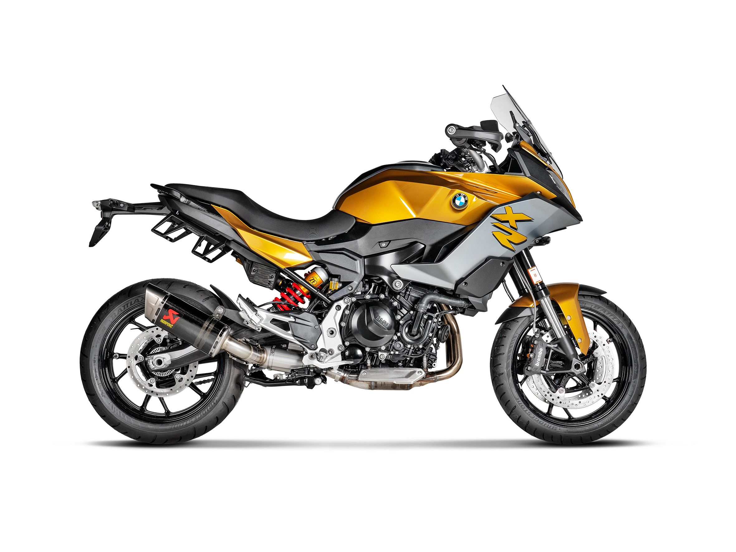 AKRAPOVIC TERMINALE CARBONIO RACING BMW F 900 XR 2020-26 - AKRAPOVIC immagine 2