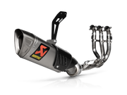 AKRAPOVIC TERMINALE CARBONIO RACING TRIUMPH DAYTONA 660 2024-26 - AKRAPOVIC