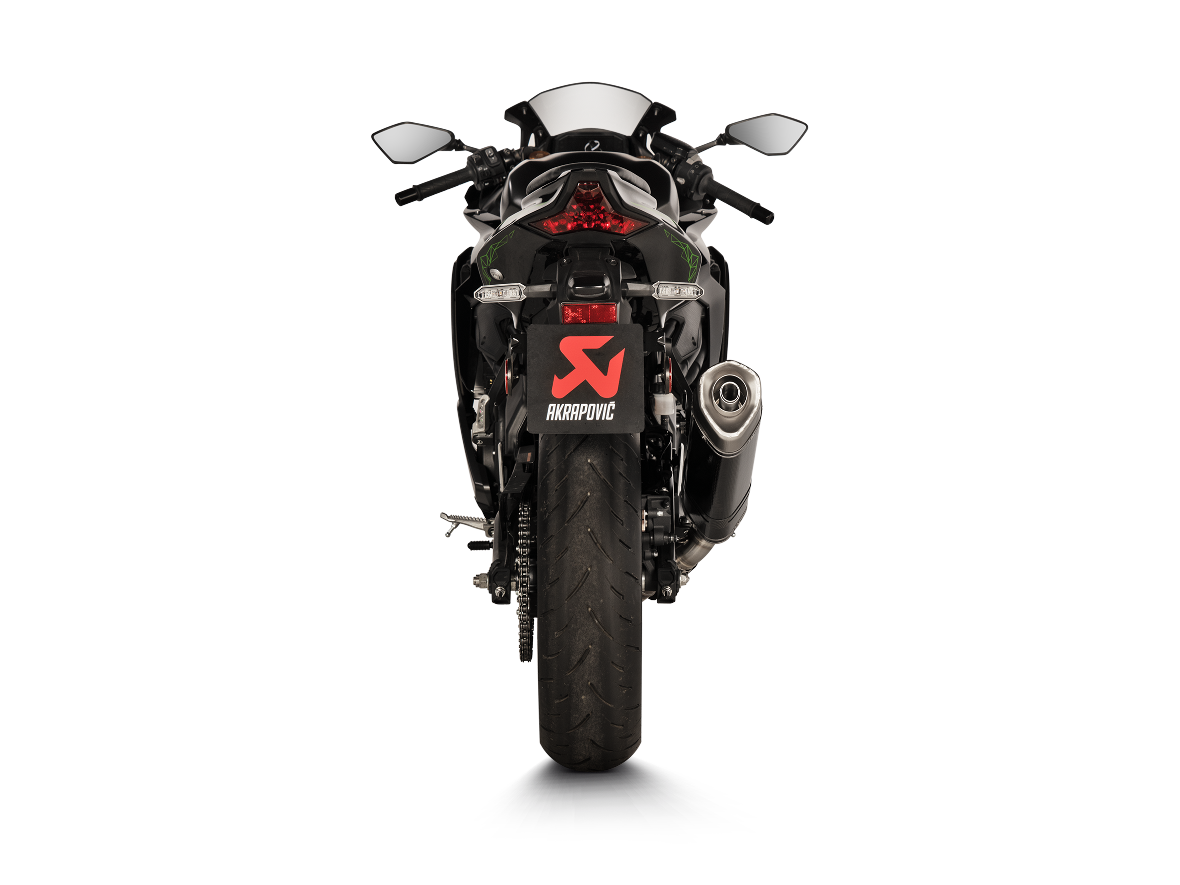 AKRAPOVIC TERMINALE CARBONIO RACING KAWASAKI NINJA ZX 25R 2023-26 - AKRAPOVIC immagine 4