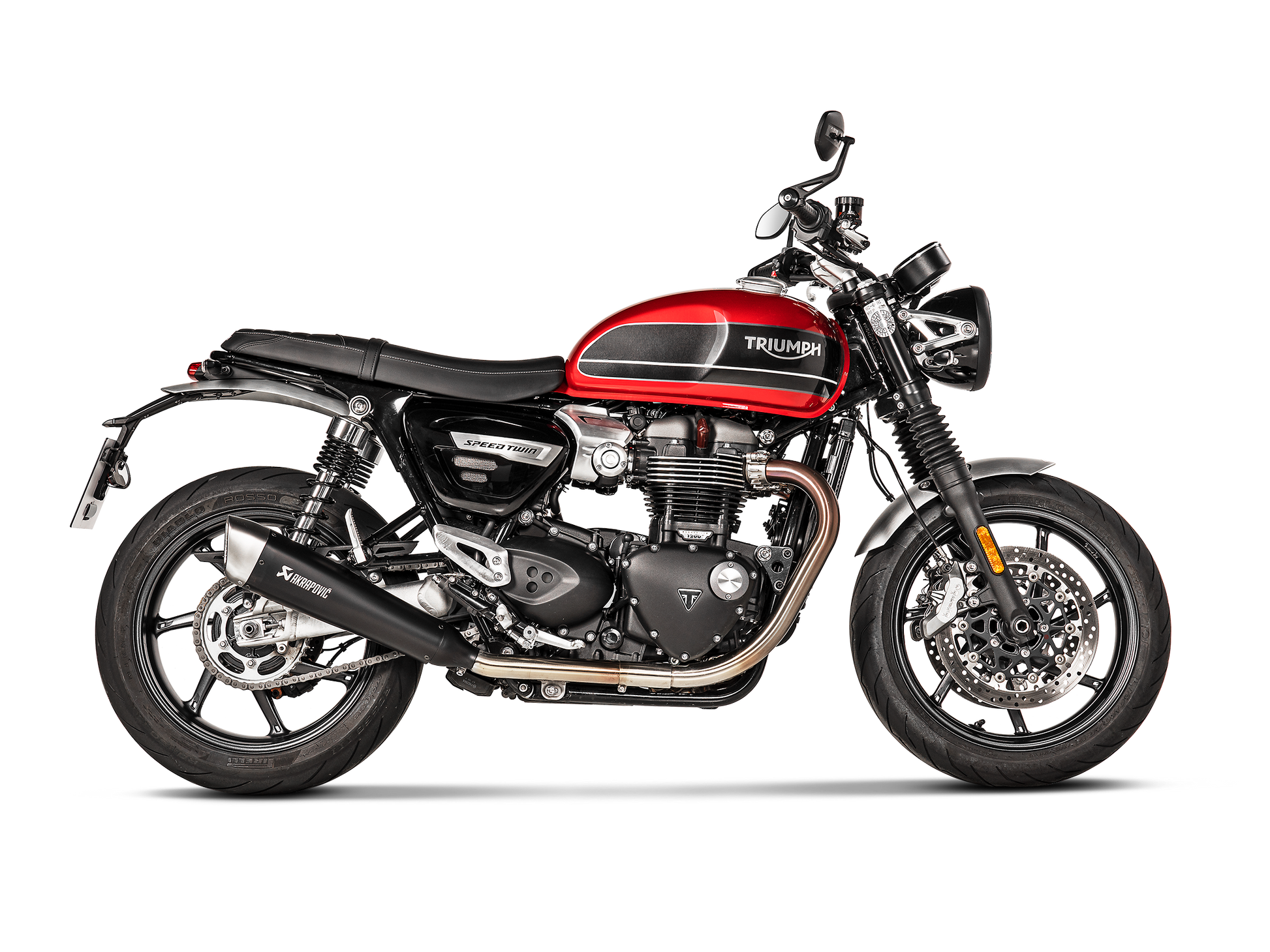 AKRAPOVIC TERMINALE TITANIO UNIVERSALE SPEED TWIN THRUXTON 1200 / R / RS 2016-20 - AKRAPOVIC immagine 2