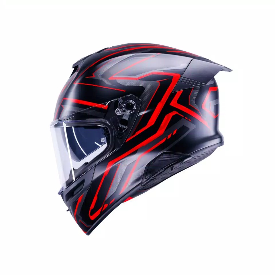 CASCO DA MOTO INTEGRALE AGV K5 ASTRALIX NERO ROSSO OPACO