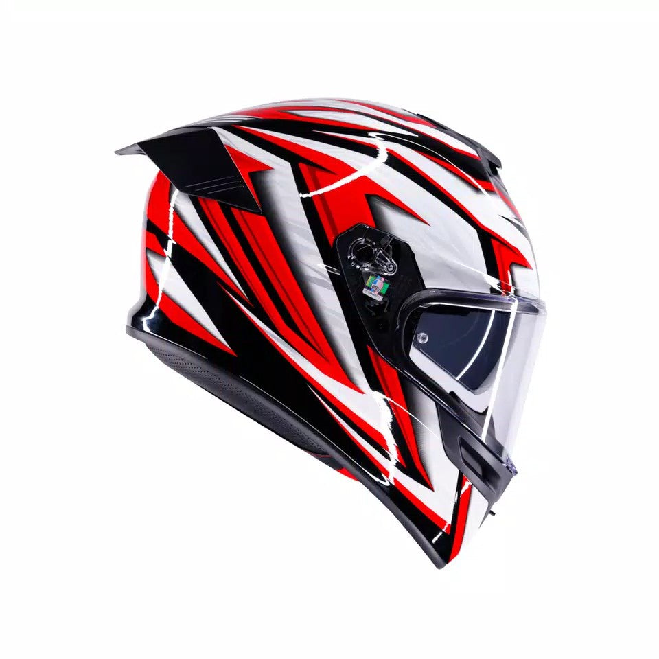 CASCO DA MOTO INTEGRALE AGV K5 ZENITHAR NERO BIANCO ROSSO