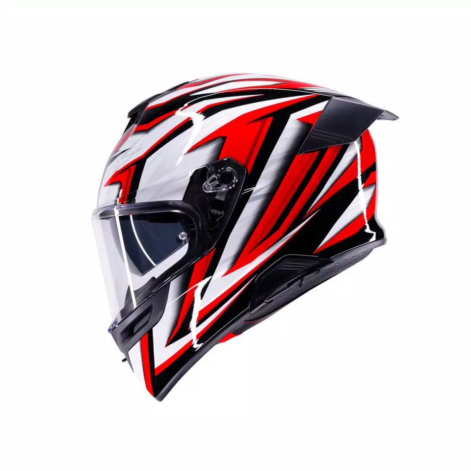 CASCO DA MOTO INTEGRALE AGV K5 ZENITHAR NERO BIANCO ROSSO