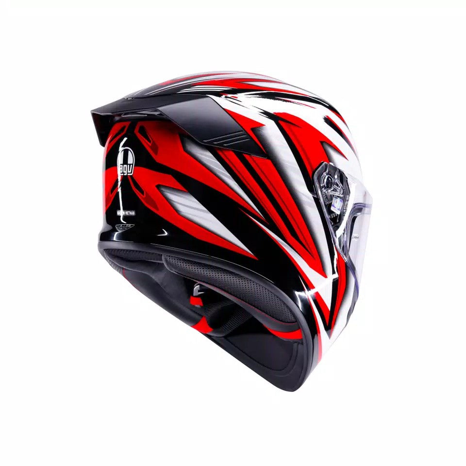 CASCO DA MOTO INTEGRALE AGV K5 ZENITHAR NERO BIANCO ROSSO