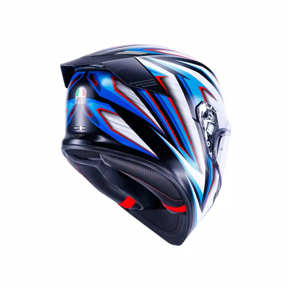 CASCO DA MOTO INTEGRALE AGV K5 ZENITHAR BIANCO BLU OPACO