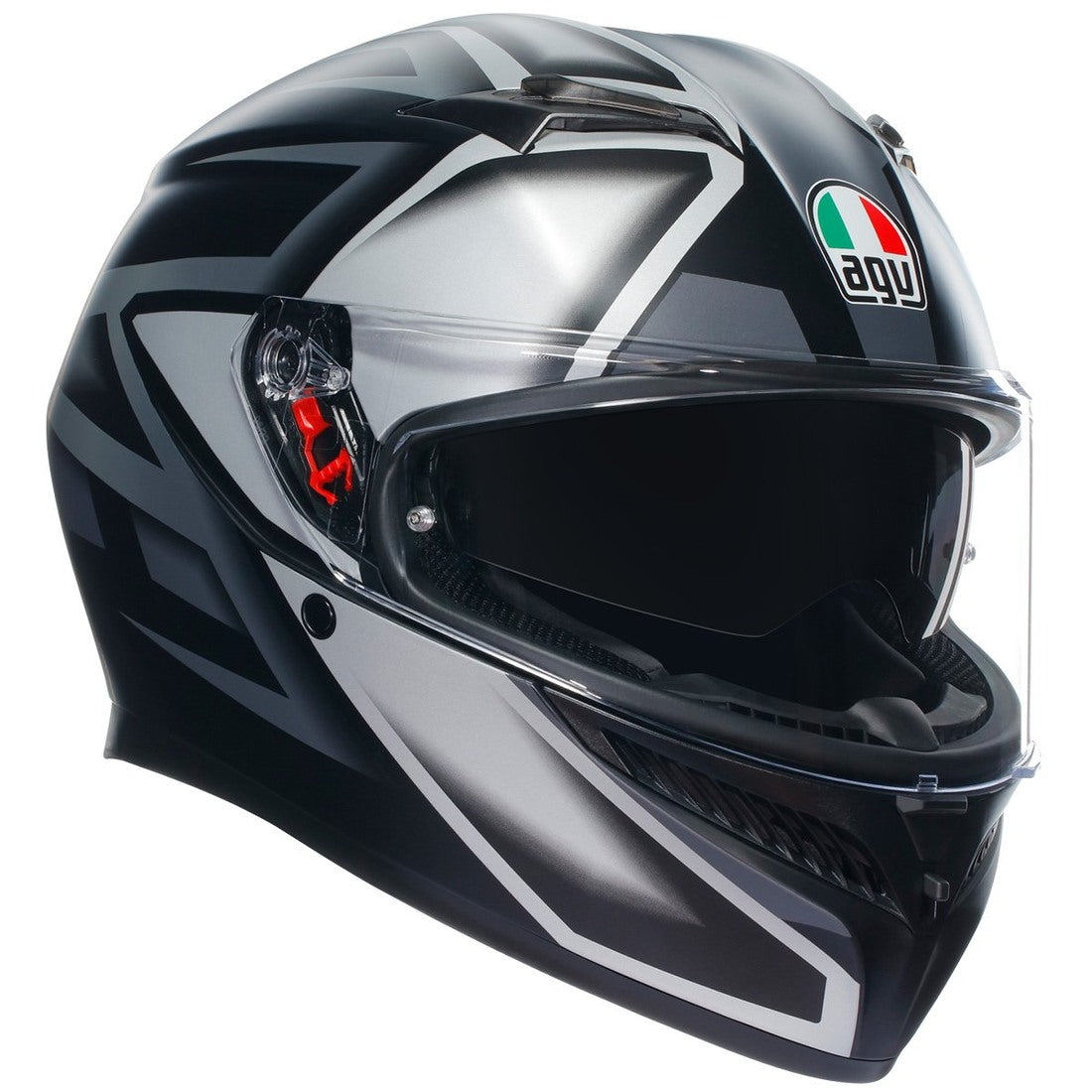CASCO INTEGRALE AGV K3 COMPOUND NERO OPACO/GRIGIO - Sestamarcia Racing Part Italia S.r.l.