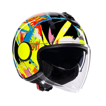 CASCO DA MOTO JET ETERES ROSSI WINTER TEST 2019
