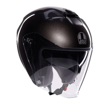 CASCO DA MOTO JET IRIDES GRIGIO ASFALTO