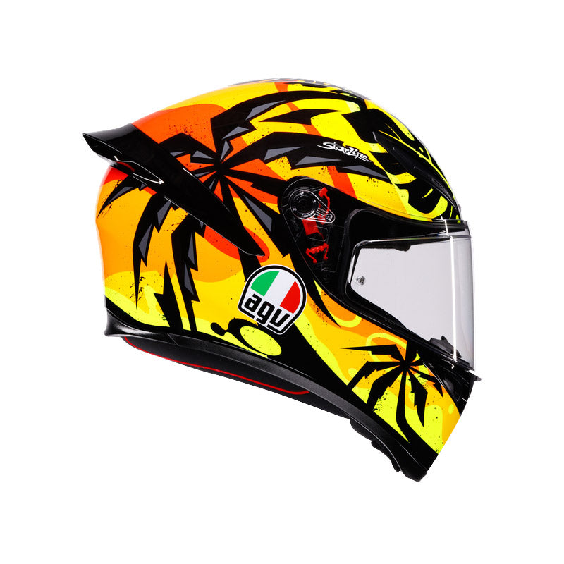 CASCO DA MOTO INTEGRALE AGV K1 S TROPICRUSH NERO ARANCIO