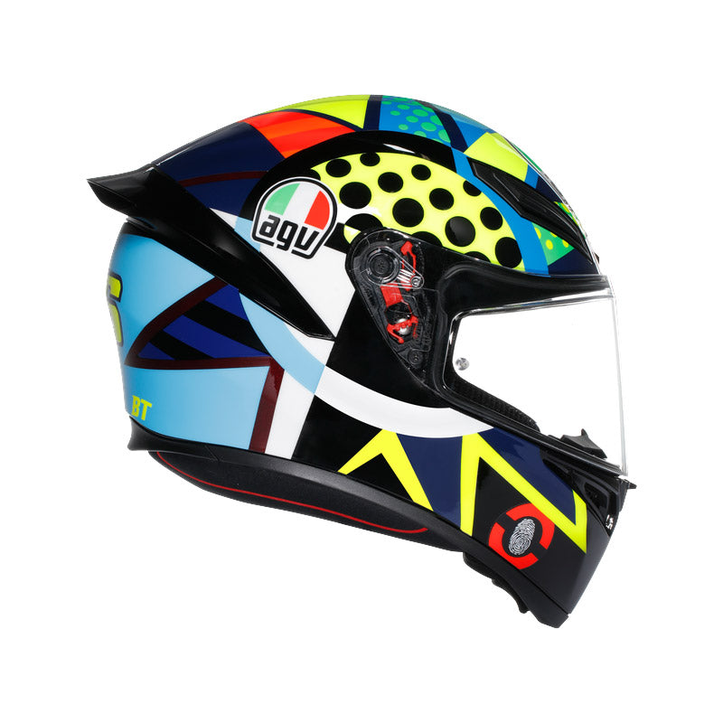 CASCO DA MOTO INTEGRALE AGV K1 S ROSSI WINTER TEST 2020