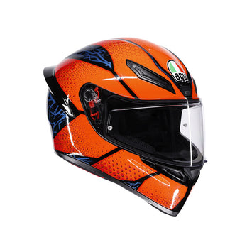 CASCO DA MOTO INTEGRALE AGV K1 S SPEEDARMOR ARANCIO BLU