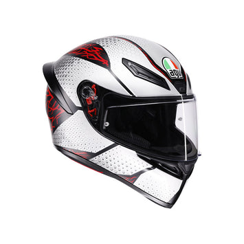 CASCO DA MOTO INTEGRALE AGV K1 S SPEEDARMOR GRIGIO ROSSO OPACO
