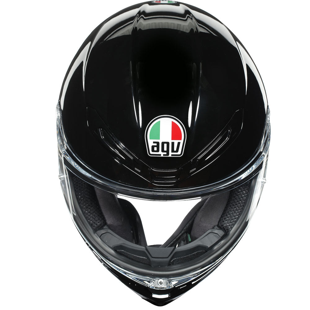 CASCO INTEGRALE AGV K6 NERO LUCIDO - Sestamarcia Racing Part Italia S.r.l.