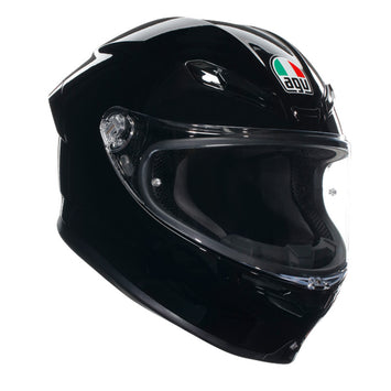 CASCO DA MOTO INTEGRALE AGV K6 S NERO LUCIDO