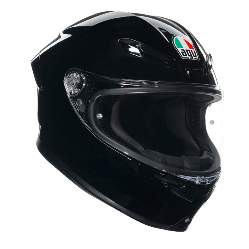 CASCO DA MOTO INTEGRALE AGV K6 S NERO LUCIDO