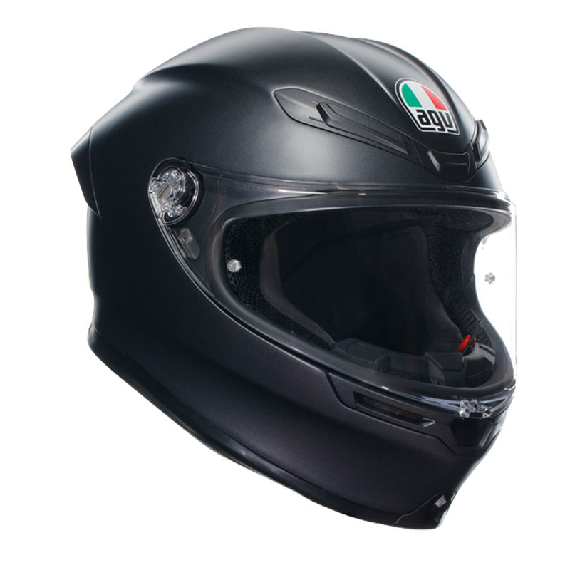 CASCO DA MOTO INTEGRALE AGV K6 S NERO OPACO