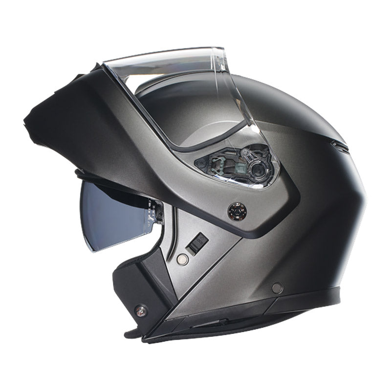 CASCO DA MOTO MODULARE AGV STREETMODULAR GRIGIO OPACO
