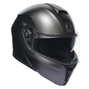 CASCO DA MOTO MODULARE AGV STREETMODULAR GRIGIO OPACO