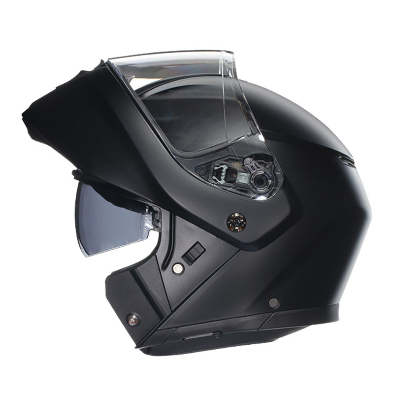 CASCO DA MOTO MODULARE AGV STREETMODULAR NERO OPACO