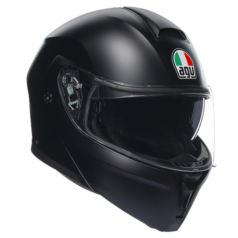 CASCO DA MOTO MODULARE AGV STREETMODULAR NERO OPACO