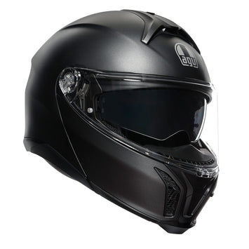 CASCO DA MOTO MODULARE AGV TOURMODULAR NERO OPACO