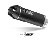 TERMINALE DI SCARICO IN CARBONIO MIVV AK-1 KAWASAKI NINJA ZX-6 R 2021 - 2024