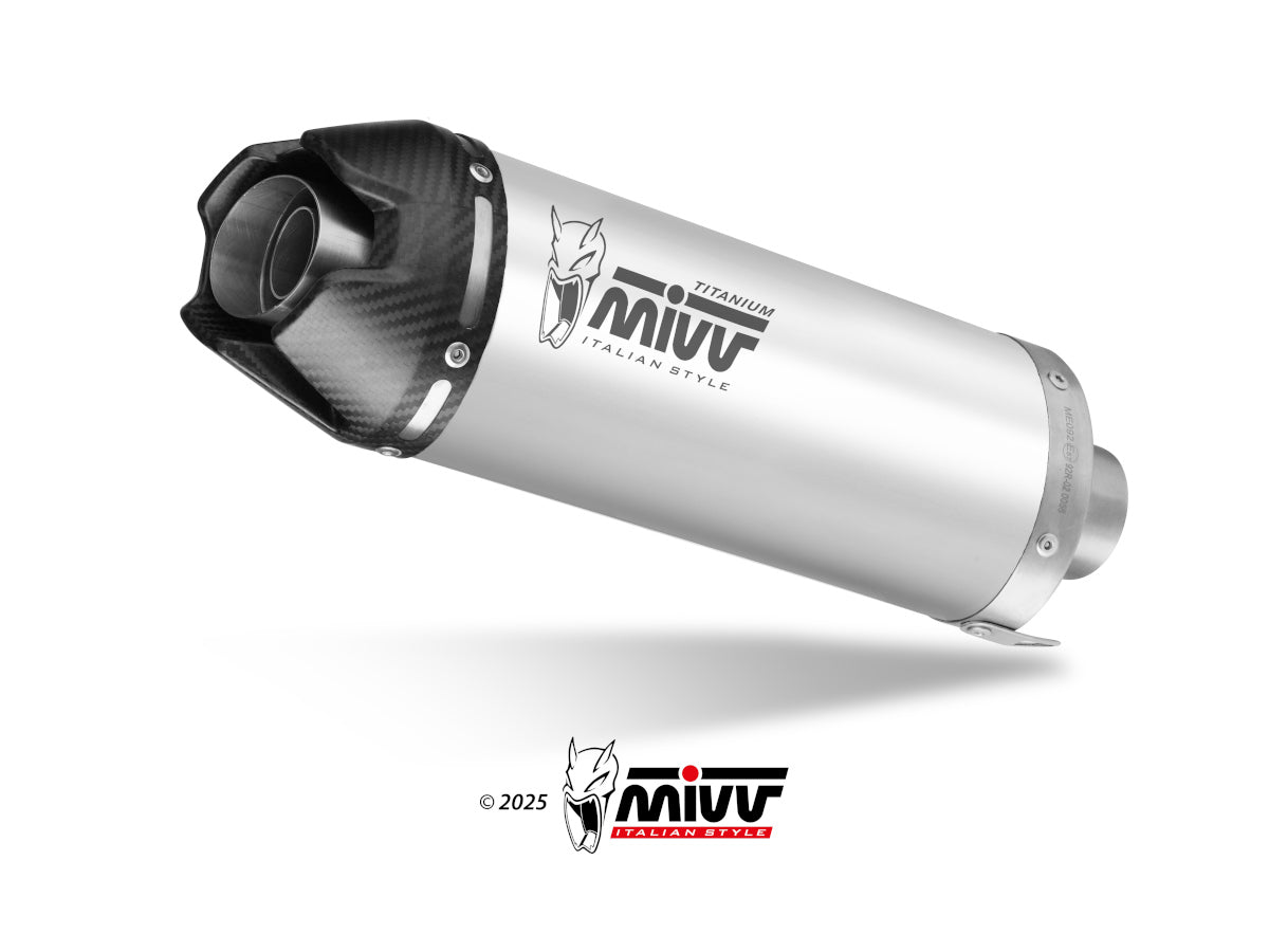TERMINALI DI SCARICO IN TITANIO MIVV AK-1 KAWASAKI Z500 / SE 2024