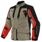 GIACCA IN TESSUTO DAINESE DA ENDURO MODELLO ADVENTURE ALLIGATOR TEX NERO/SABBIA/ROSSO