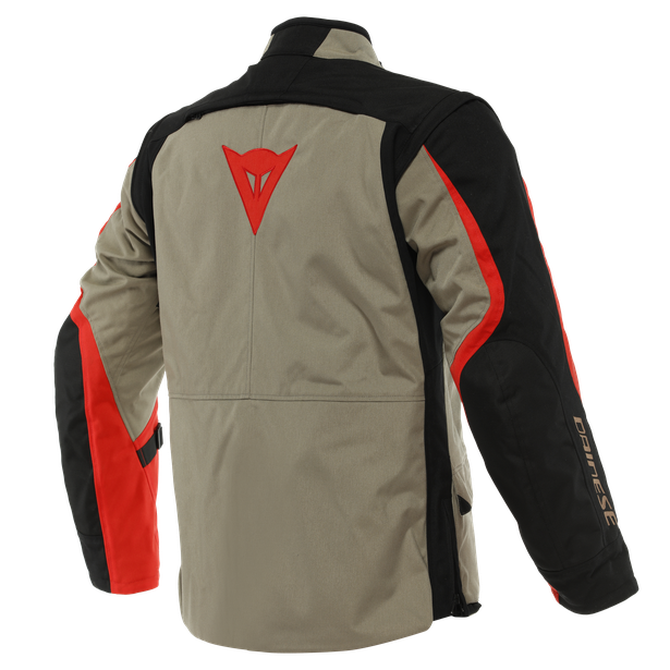GIACCA IN TESSUTO DAINESE DA ENDURO MODELLO ADVENTURE ALLIGATOR TEX NERO/SABBIA/ROSSO