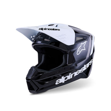 CASCO DA MOTO ALPINESTARS SM3 22-06 RADIUM NERO BIANCO GRIGIO