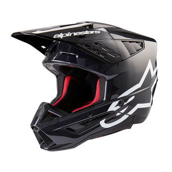 CASCO DA MOTO ALPINESTARS SM5 22-06 CORP GRIGIO SCURO LUCIDO