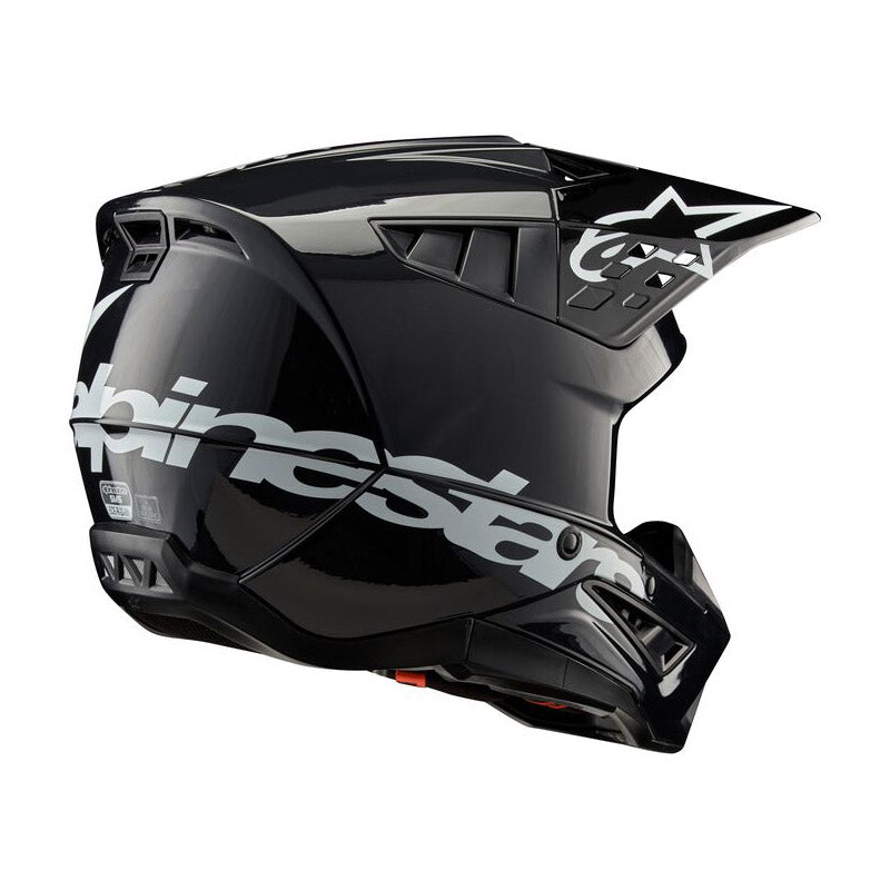 CASCO DA MOTO ALPINESTARS SM5 22-06 CORP GRIGIO SCURO LUCIDO