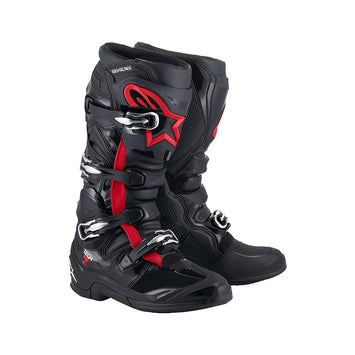STIVALI OFF-ROAD ALPINESTARS TECH 7 NERO ROSSO FLUO