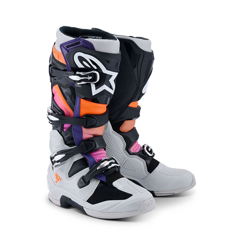 STIVALI OFF-ROAD ALPINESTARS TECH 7 GRIGIO MAGENTA