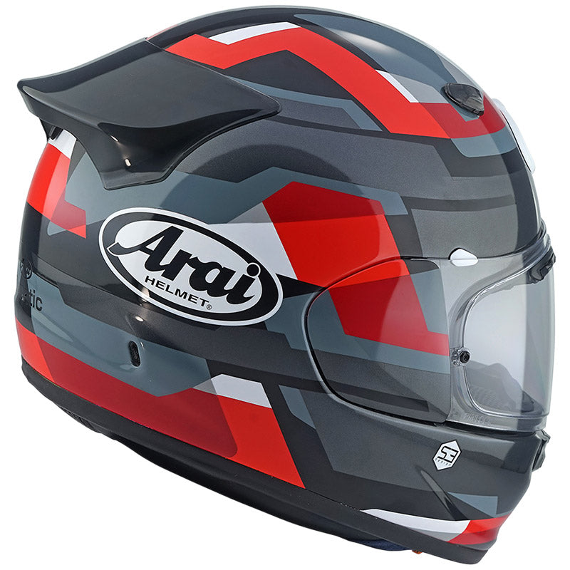 CASCO DA MOTO INTEGRALE ARAI QUANTIC ABSTRACT RED