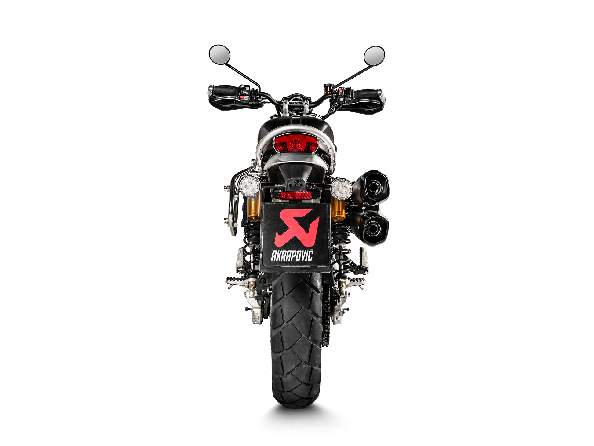 AKRAPOVIC TERMINALE TITANIO TRIUMPH SCRAMBLER 1200 2019-20 - AKRAPOVIC immagine 4