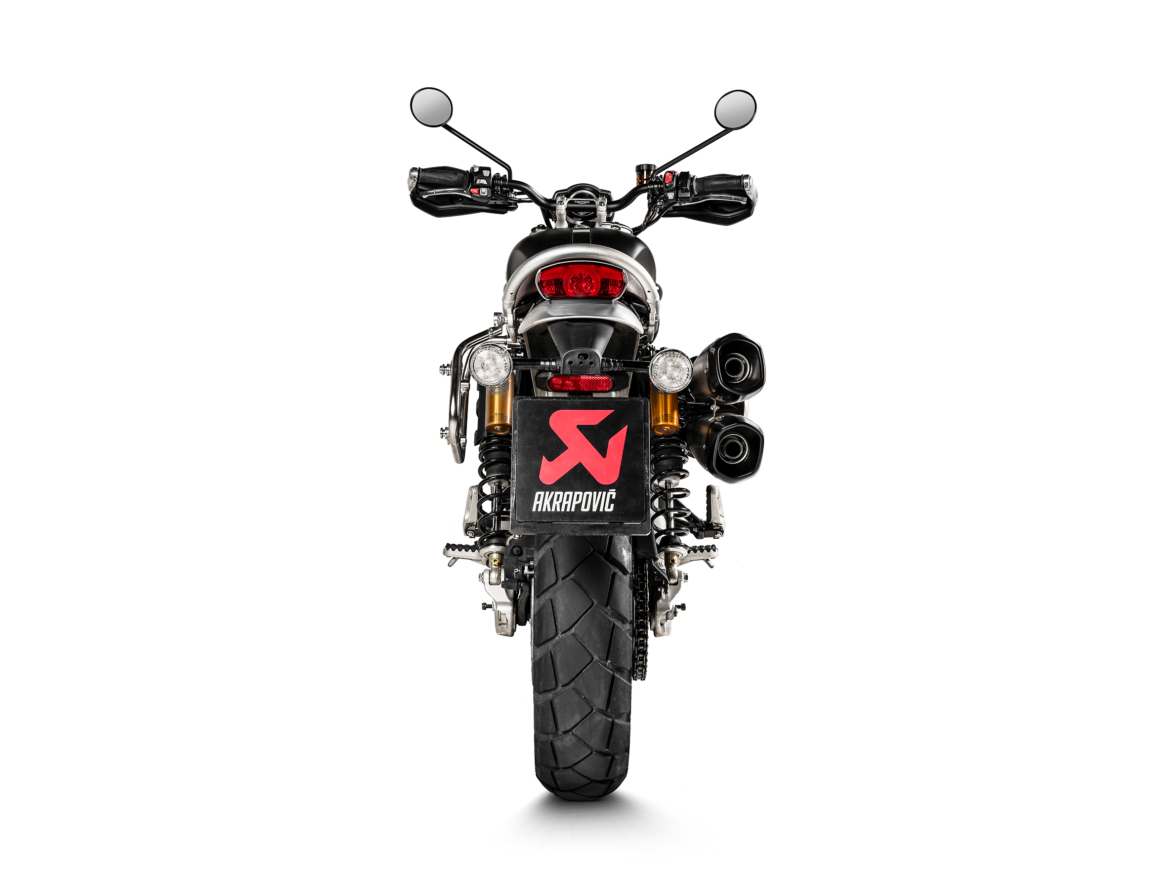 AKRAPOVIC TERMINALE TITANIO TRIUMPH SCRAMBLER 1200 2019-20 - AKRAPOVIC immagine 4