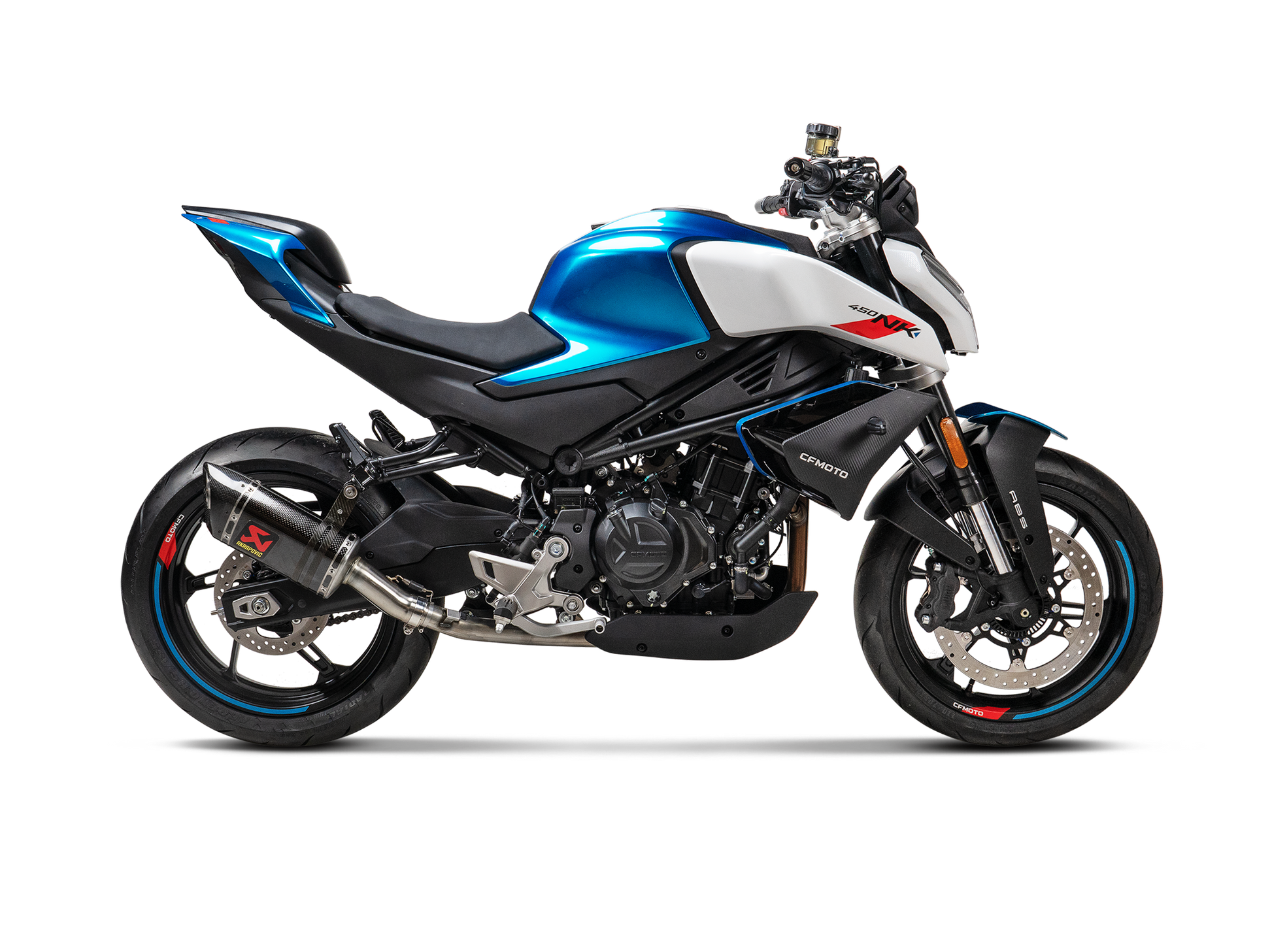 AKRAPOVIC TERMINALE CARBONIO RACING CFMOTO 450SR / 450NK 2025-26 - AKRAPOVIC immagine 5