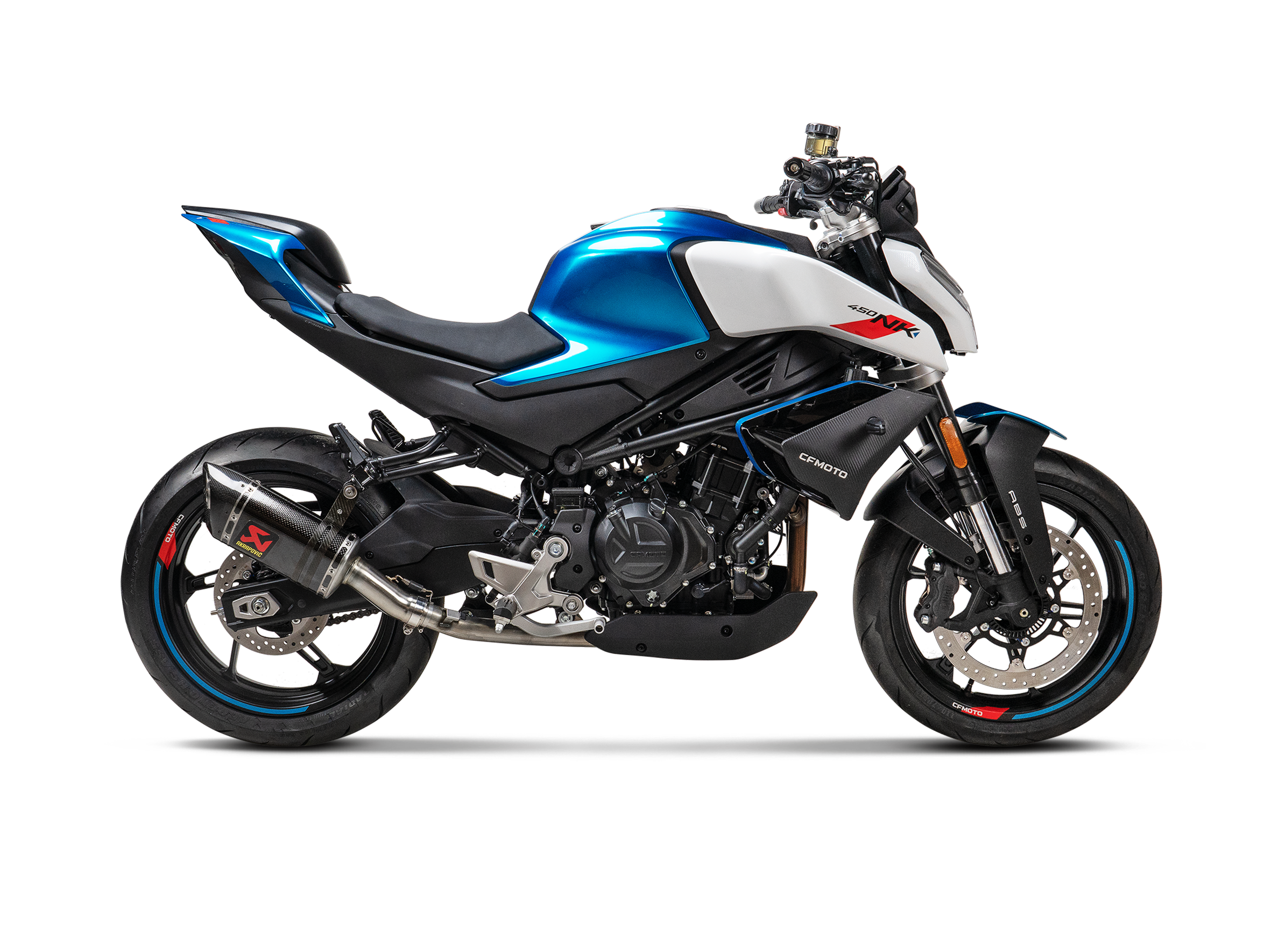 AKRAPOVIC TERMINALE CARBONIO RACING CFMOTO 450SR / 450NK 2025-26 - AKRAPOVIC immagine 5