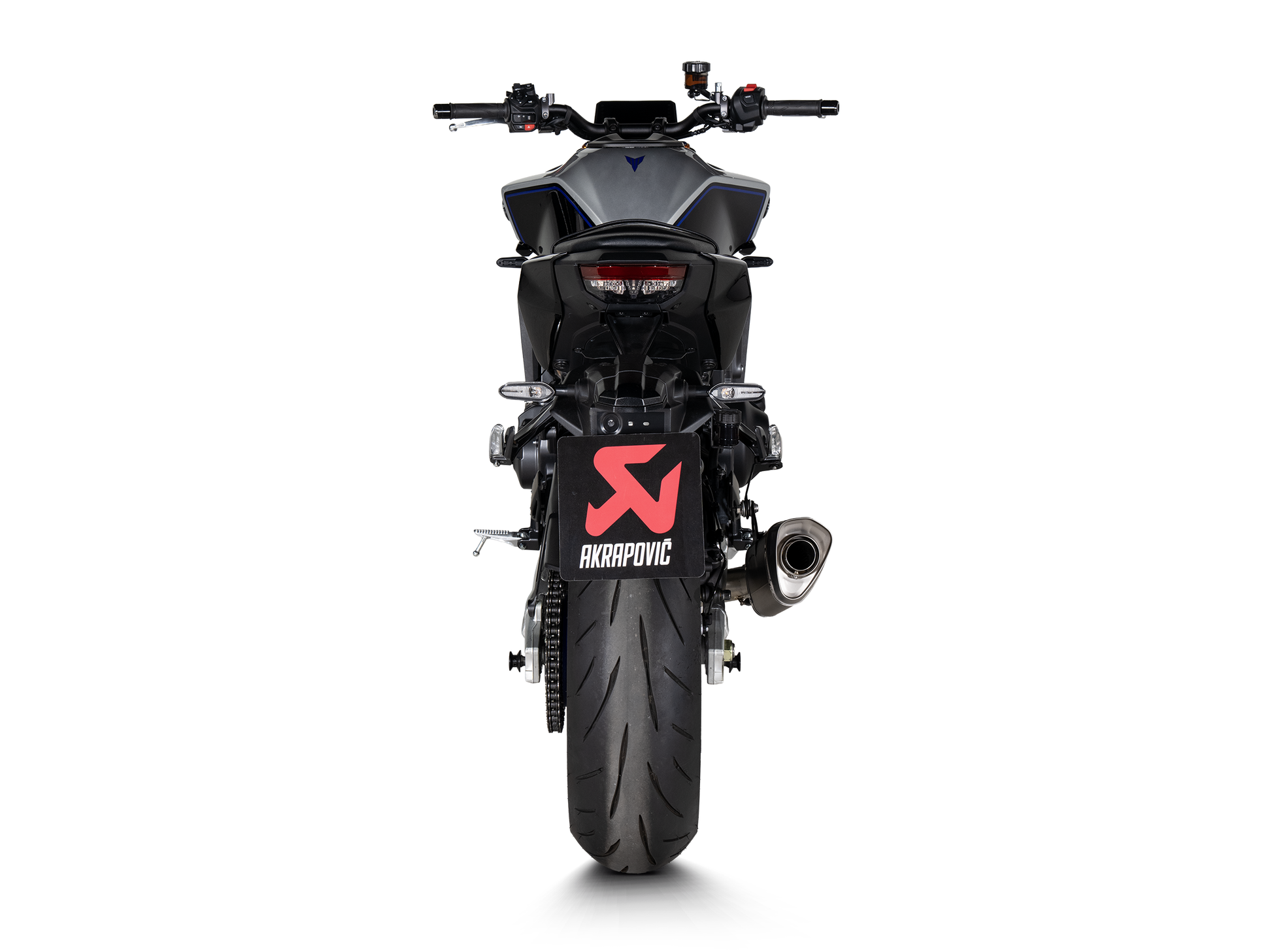 AKRAPOVIC TERMINALE CARBONIO RACING YAMAHA MT 09 / FZ 09 2021-26 - AKRAPOVIC immagine 4
