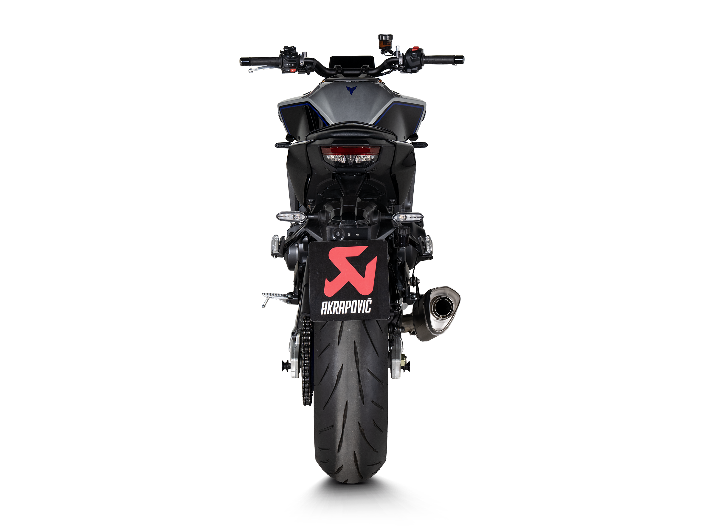 AKRAPOVIC TERMINALE CARBONIO RACING YAMAHA MT 09 / FZ 09 2021-26 - AKRAPOVIC immagine 4