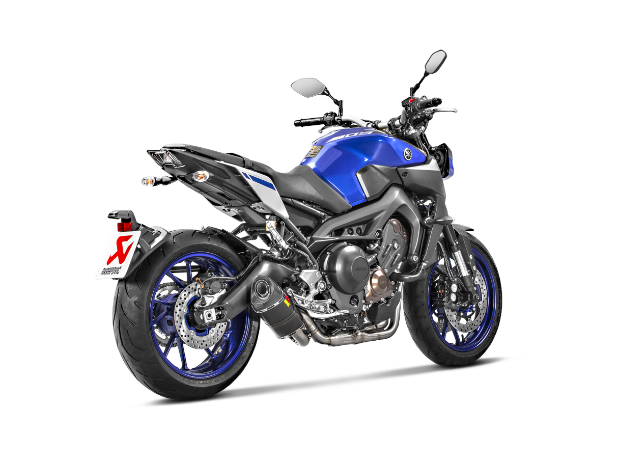 AKRAPOVIC TERMINALE CARBONIO RACING YAMAHA MT 09 / FZ 09 XSR 900 2014-21 - AKRAPOVIC immagine 3