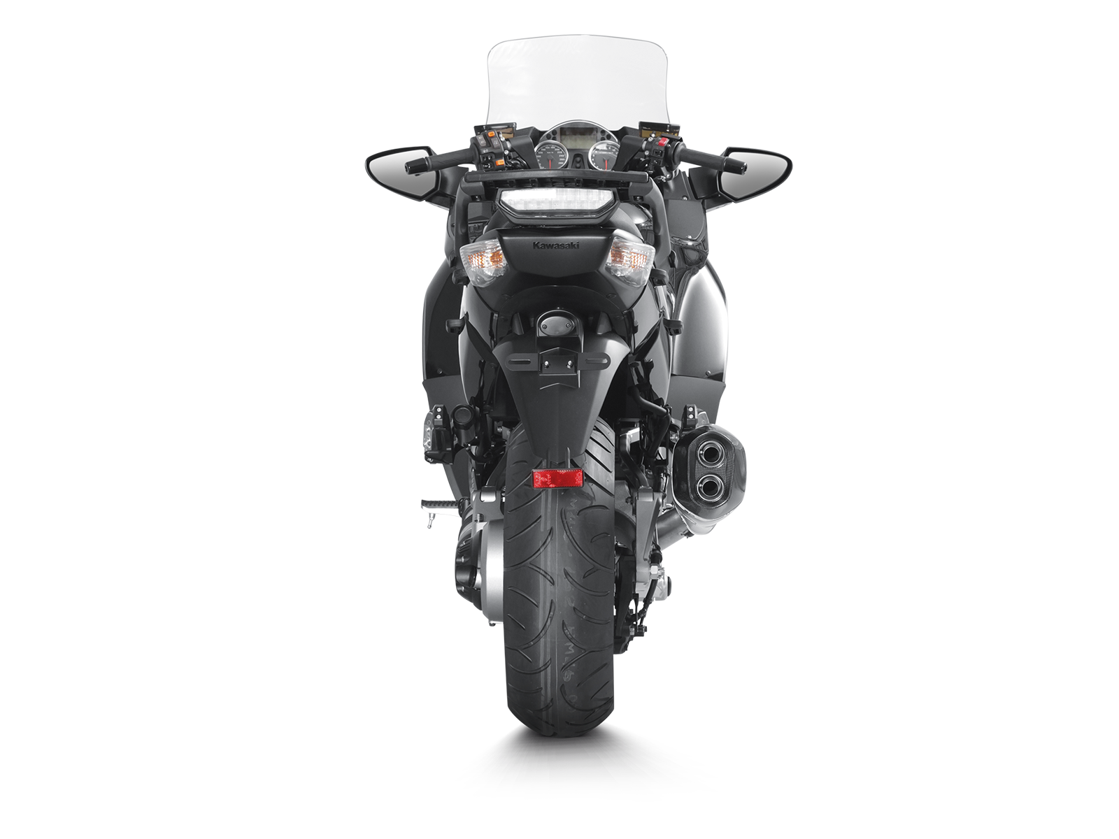 AKRAPOVIC TERMINALE TITANIO KAWASAKI 1400 GTR CONCOURS 14 2008-17 - AKRAPOVIC immagine 4