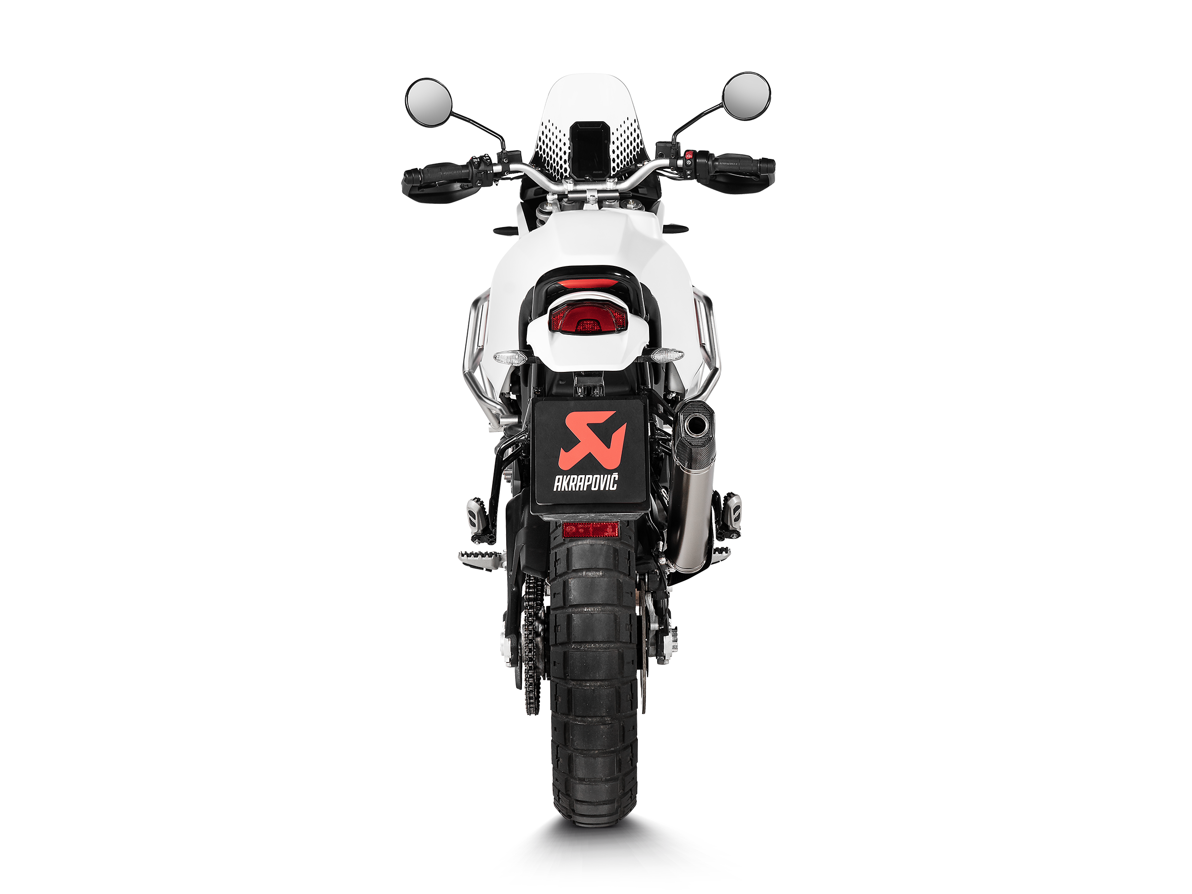 AKRAPOVIC TERMINALE TITANIO DUCATI DESERTX 2022-24 - AKRAPOVIC immagine 4