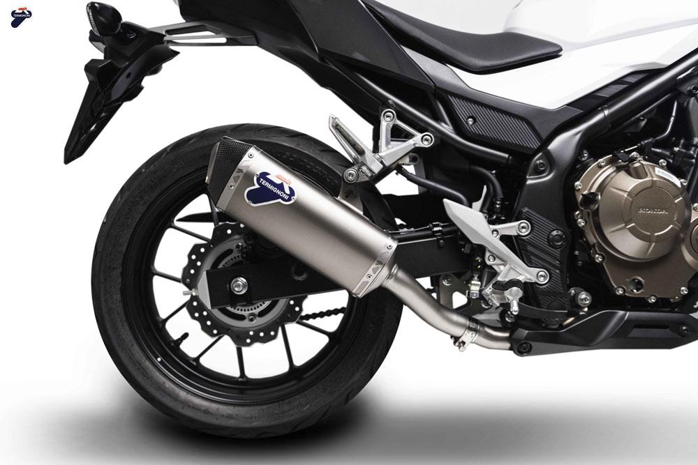 SILENCER EXHAUST TERMIGNONI APPROVED TITANIUM HONDA CB 500 F / R / X 2017 - 21
